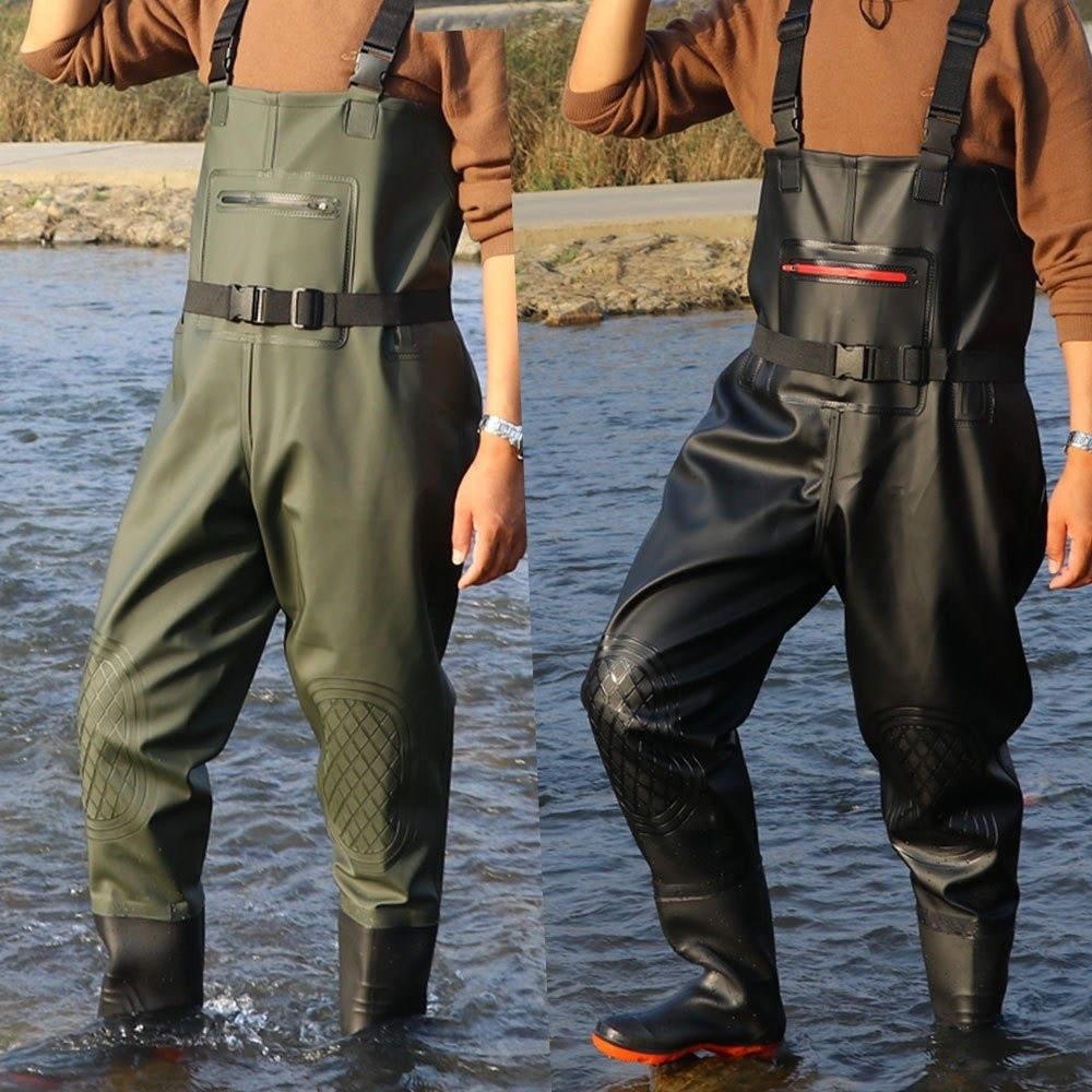 Fishing Pants Waterproof - Dayanıklı PVC Balıkçı Kıyafeti Su Geçirmez