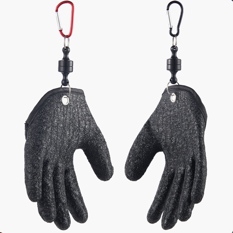 Fishing Gloves - Balık Tutma Eldivenleri Mıknatıslı Çıkartılabilir Kaymaz