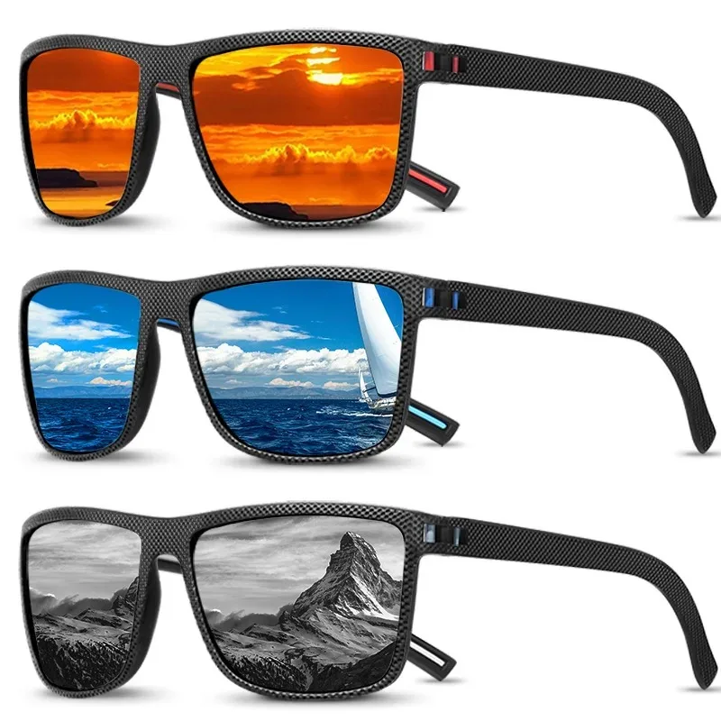 Fishing Sunglasses Polarized - 1/2 adet güneş gözlüğü, erkek ve