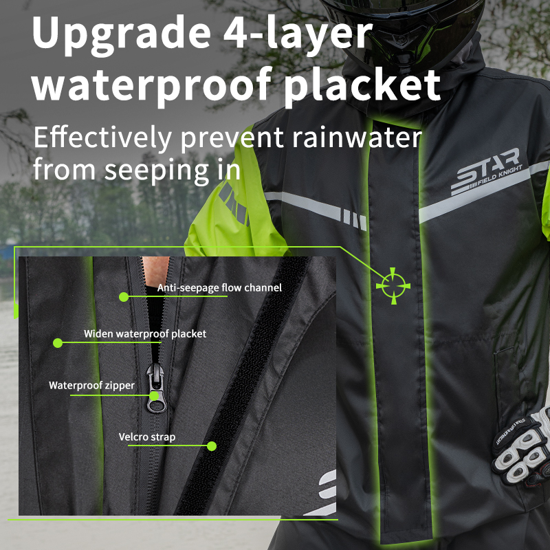 SFK Siyah Motosiklet Sürücüsü  - Fishing Rain Suit incelemesi ve fiyatı